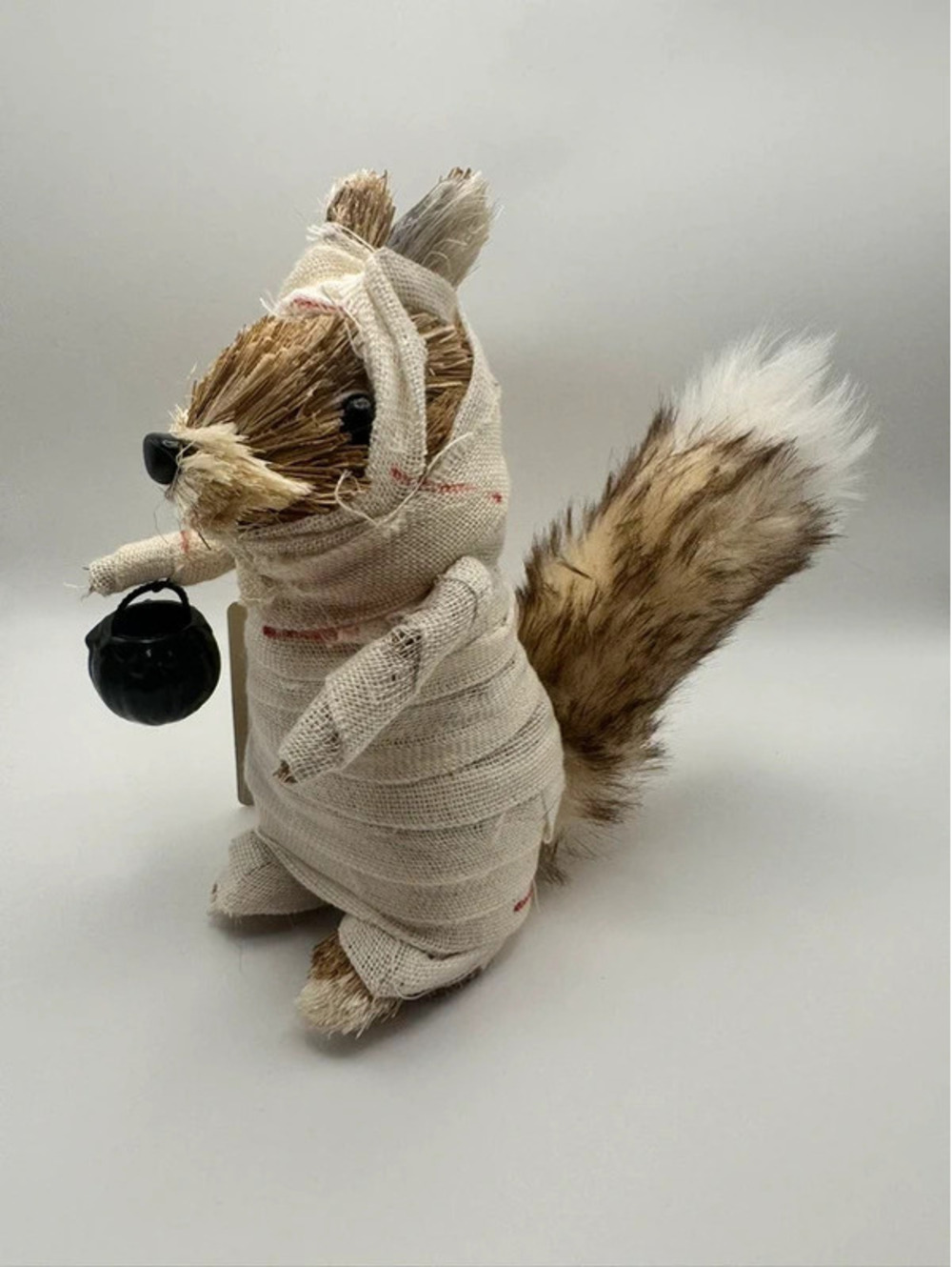 Ashland Natural Decorative Halloween Mummy Squirrel NWT